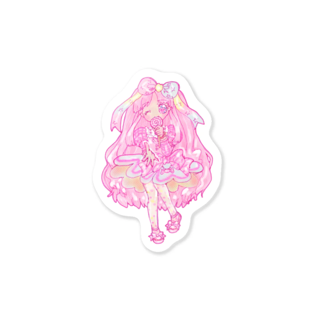 ichigotomahou.のfancy dream girl ♡ ステッカー Sticker