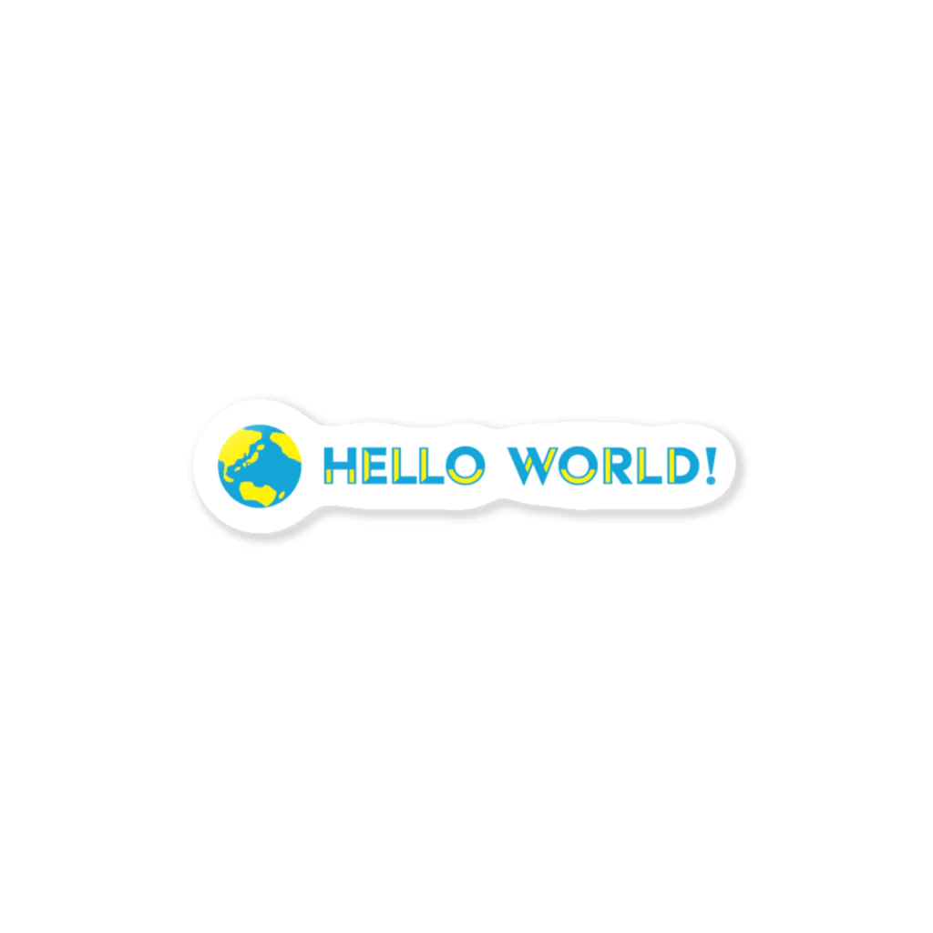 HelloWorld_suzuriのHelloWorld ステッカー