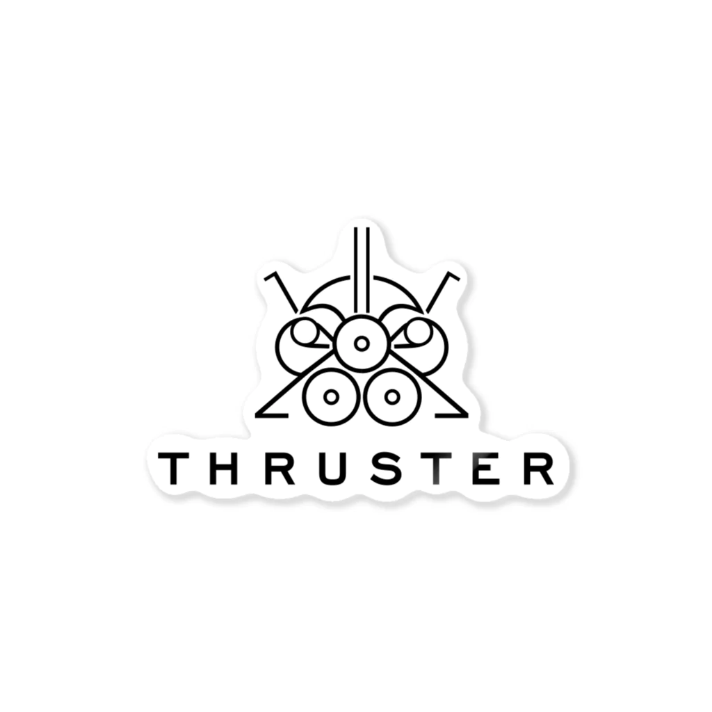 THRUSTERグッズショップのTHRUSTER(Black) Sticker