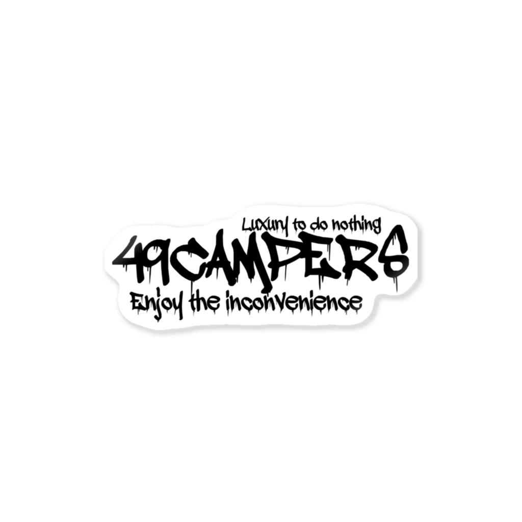 49CAMPERSの49CAMPERS logo ステッカー