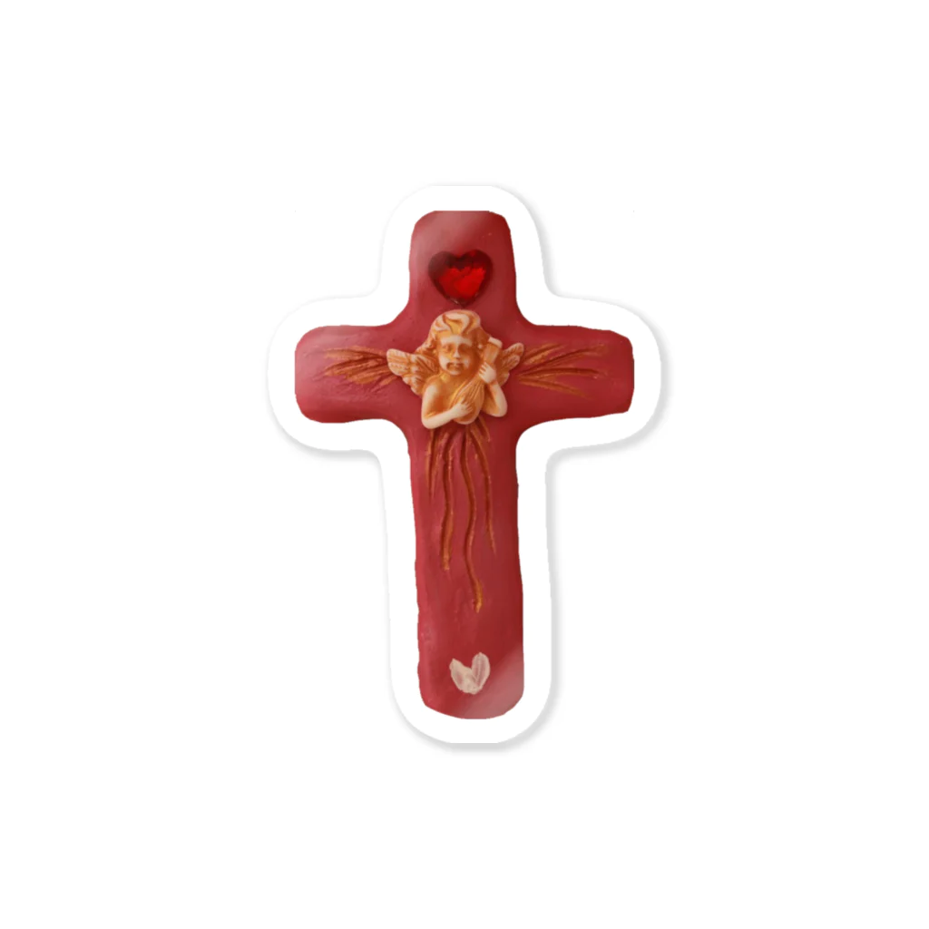 Merry Roseの天使の十字架 Sticker