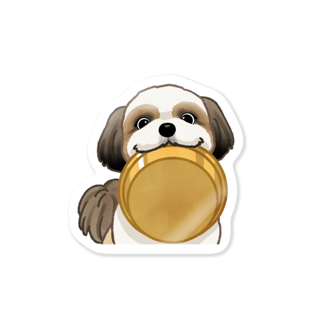 おてくるのシー・ズー ( Shih Tzu ) 20/40 Sticker