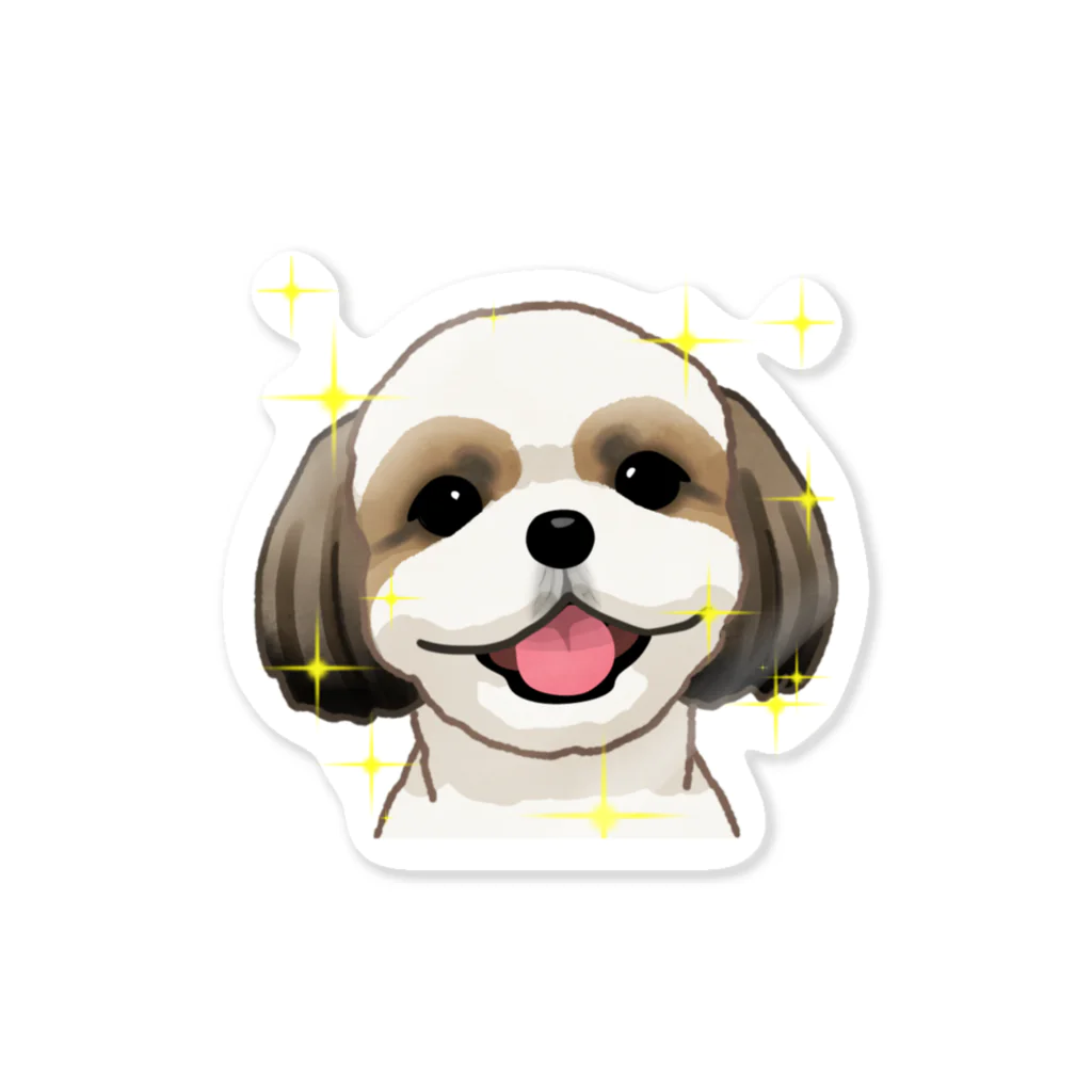 おてくるのシー・ズー ( Shih Tzu ) 40/40 Sticker