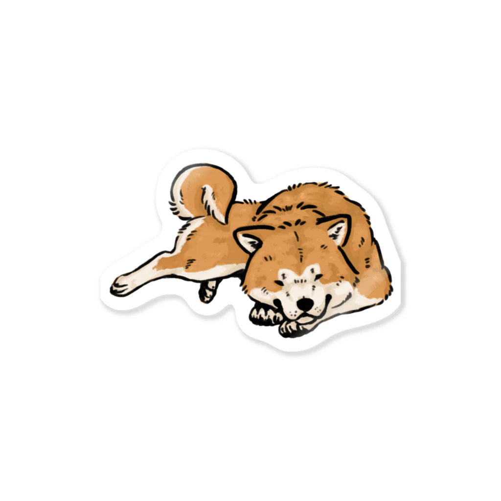 篠山。の秋田犬 Sticker