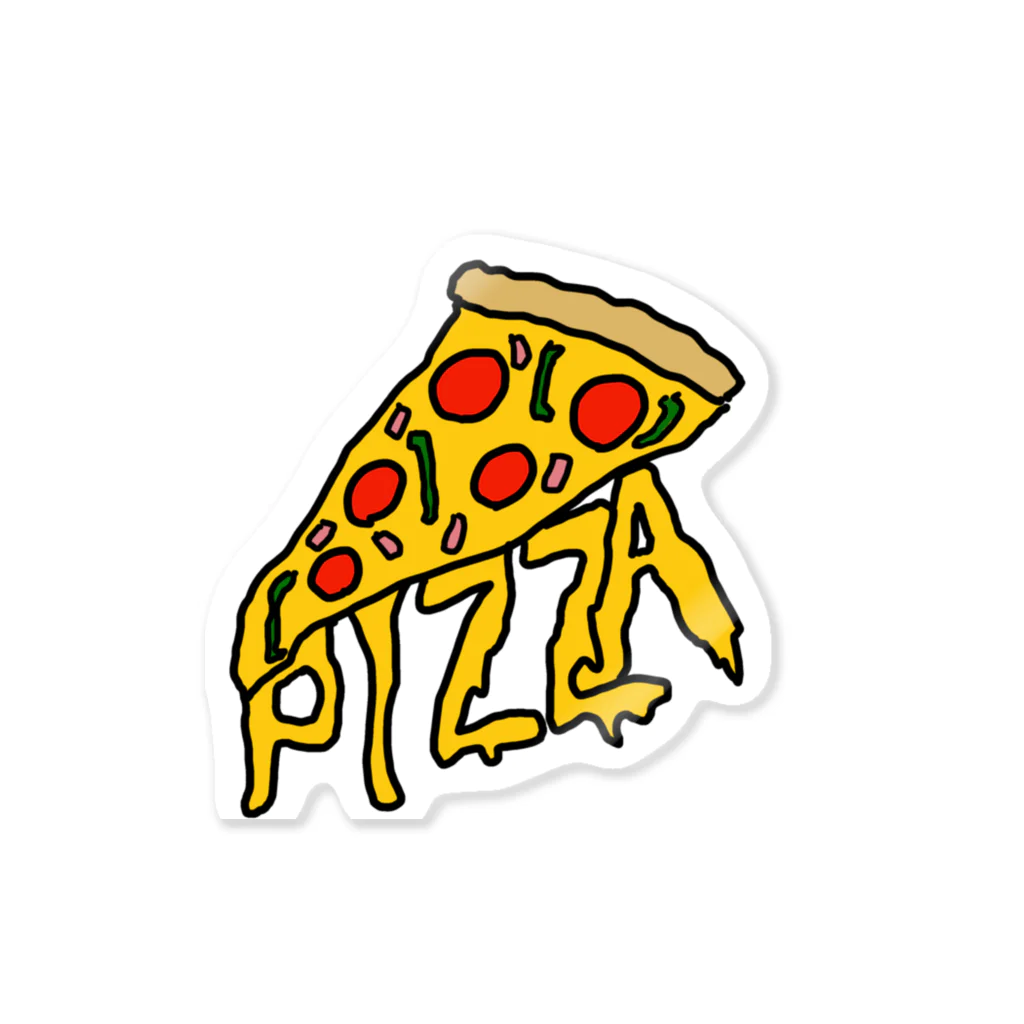 コツコツ文具店のPIZZA アメリカンシリーズ Sticker