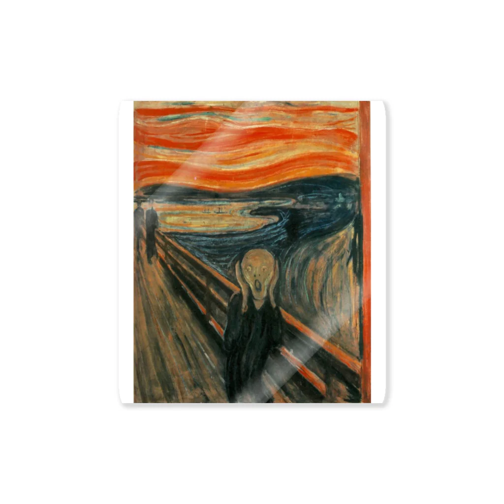 artgalleryのThe Scream ステッカー