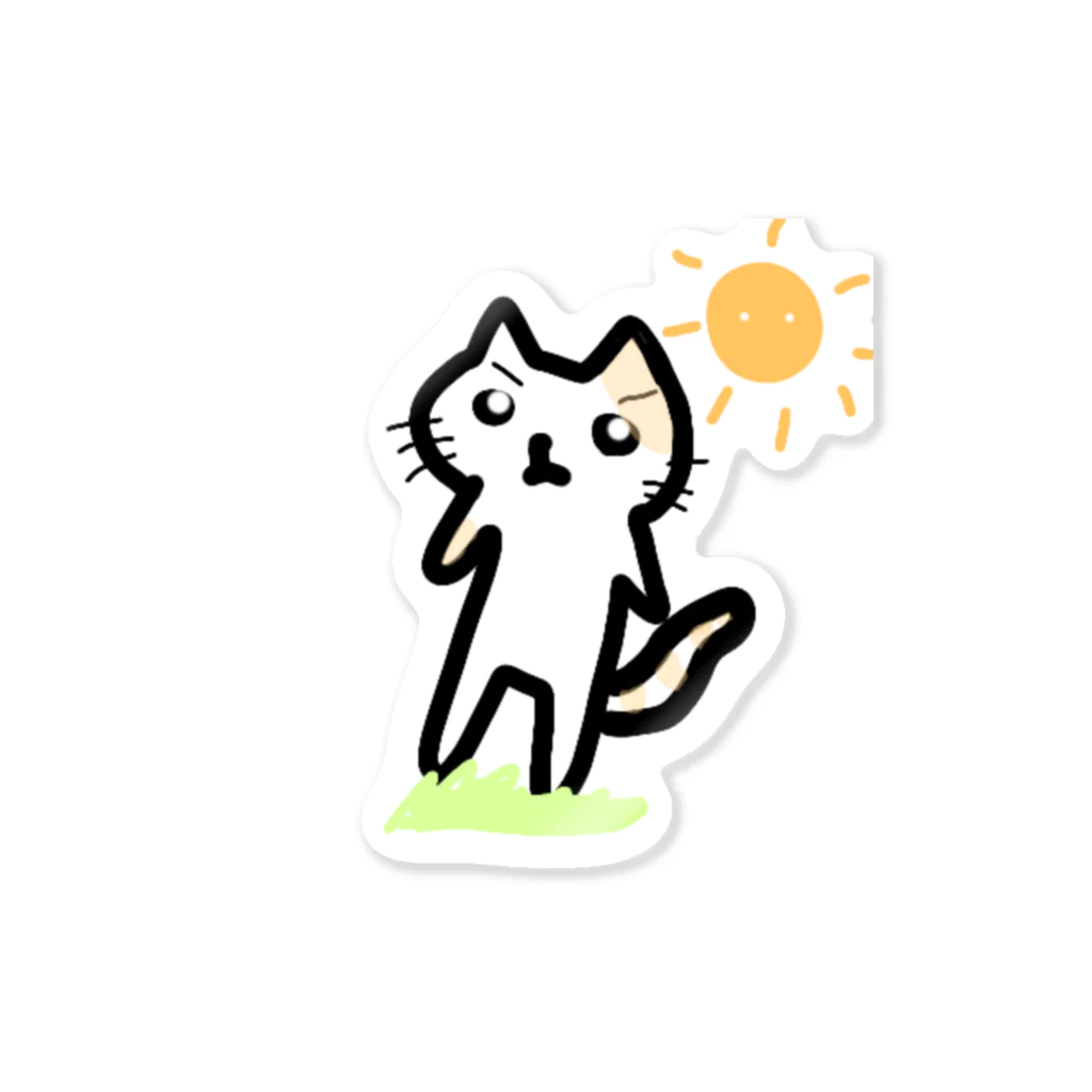 たまねこの目が開いてる猫 Sticker