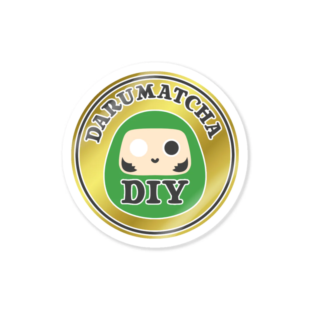 Darumatcha DIY@空き家セルフリノベーションのDarumatcha DIY ステッカー（5000） ステッカー