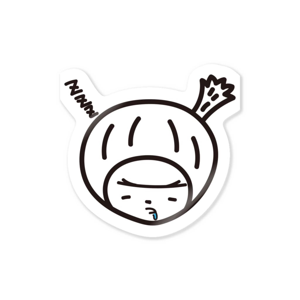 きくのらくがきのきくの顔　寝顔 Sticker