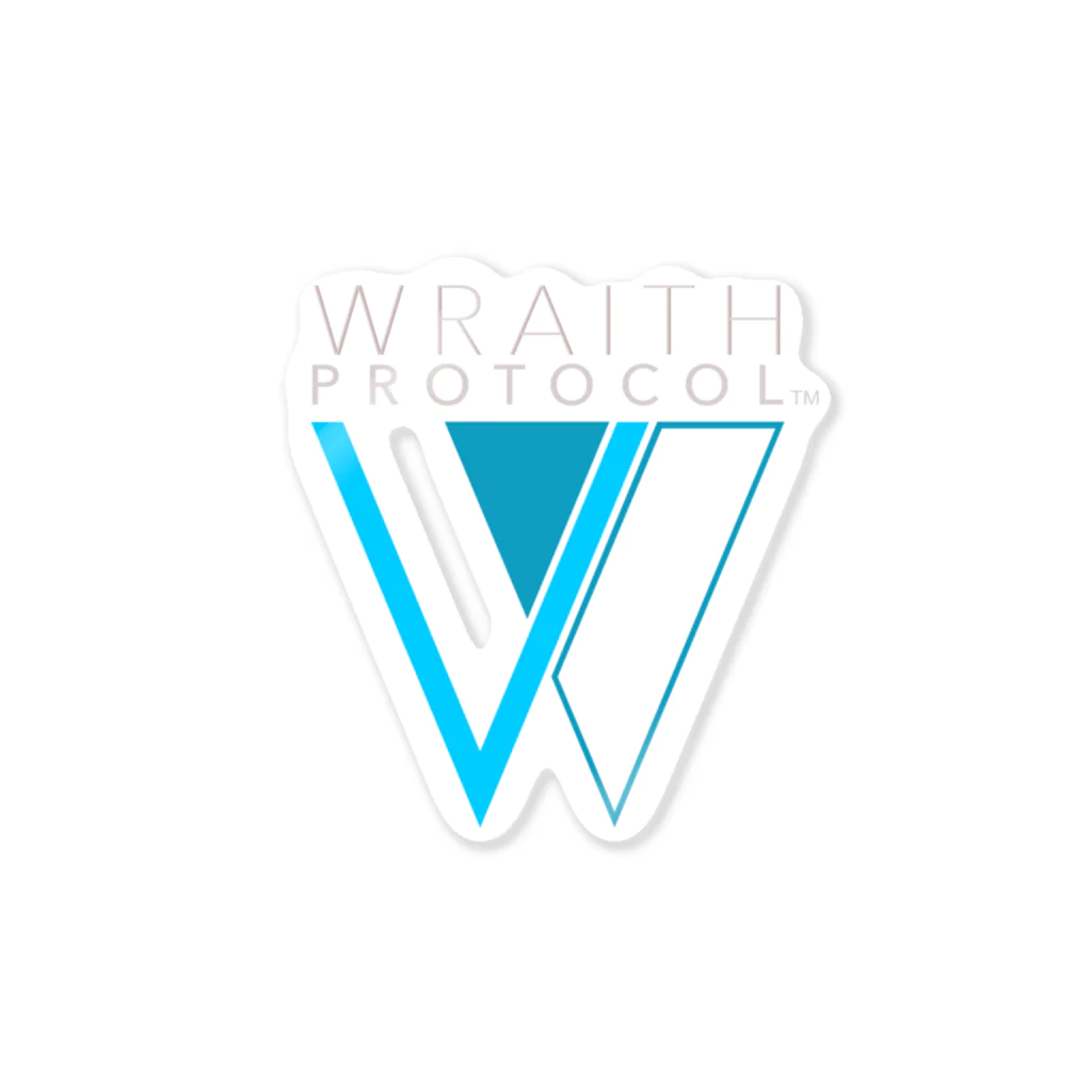 仮想通貨Verge Japan（バージ ジャパン） 公認SHOPのWRAITH PROTOCOL（レイス・プロトコル）ロゴ Sticker