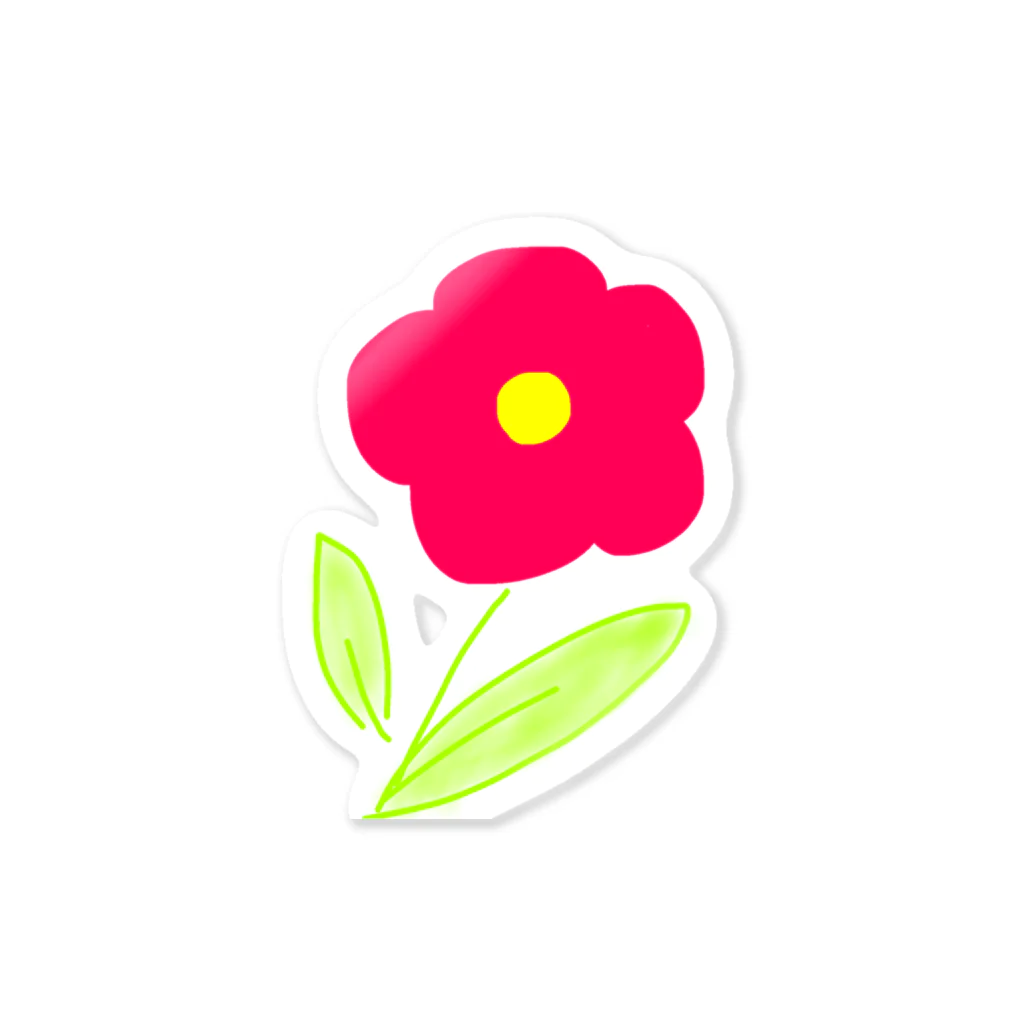 RIBBONSのお花（カラフル） Sticker
