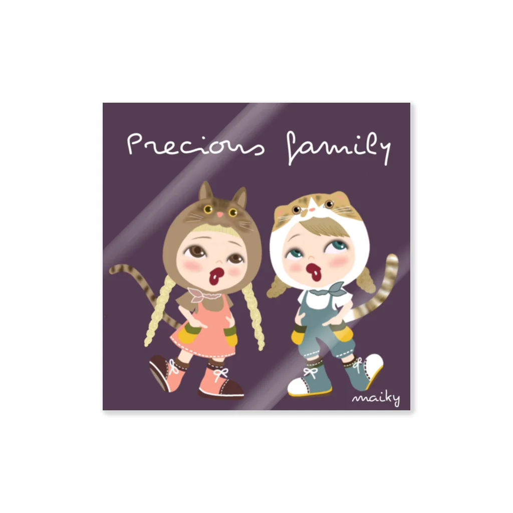 maiky_maikygirlのI love cat大切な家族 Sticker