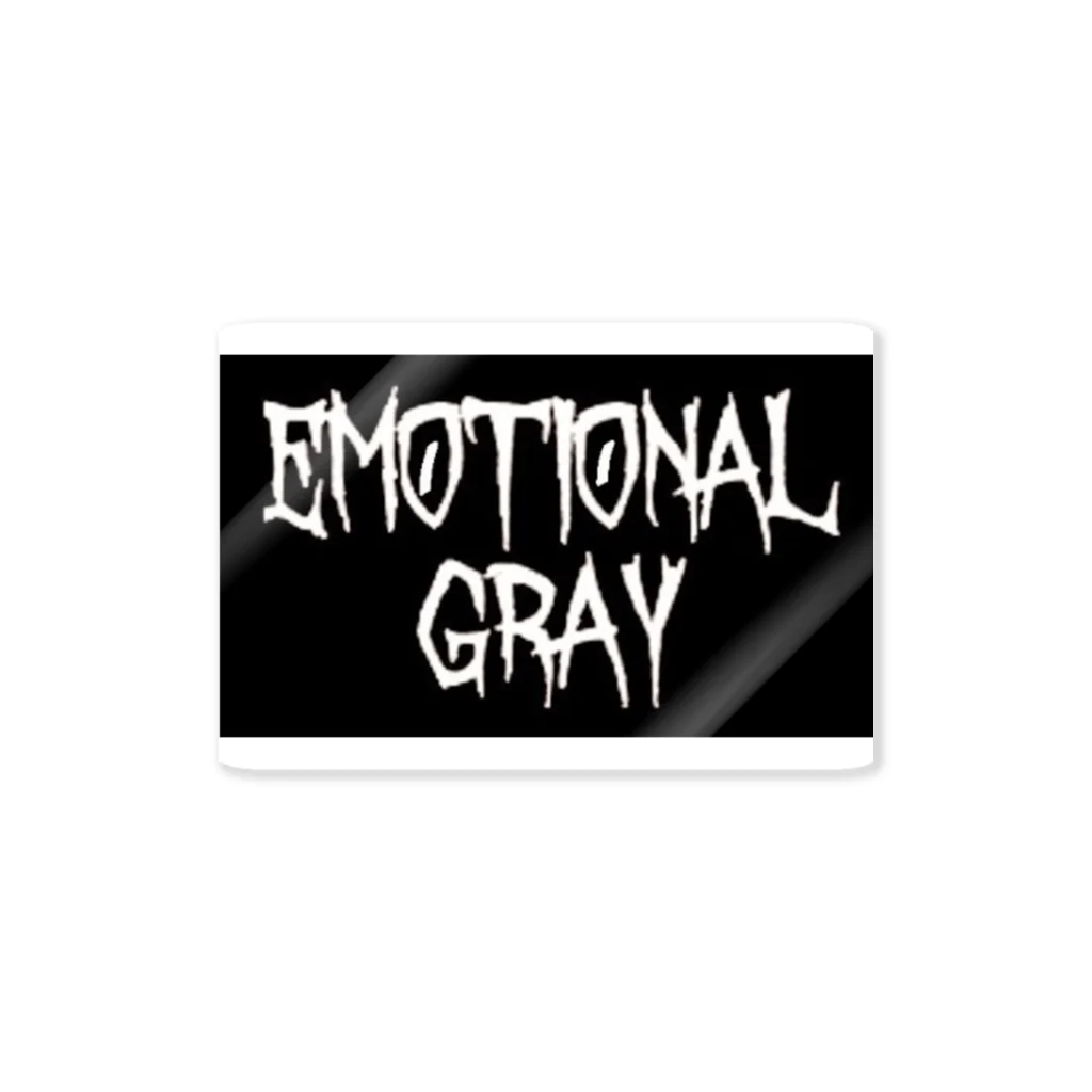 EMOTIONAL GRAYのブランドロゴ ステッカー