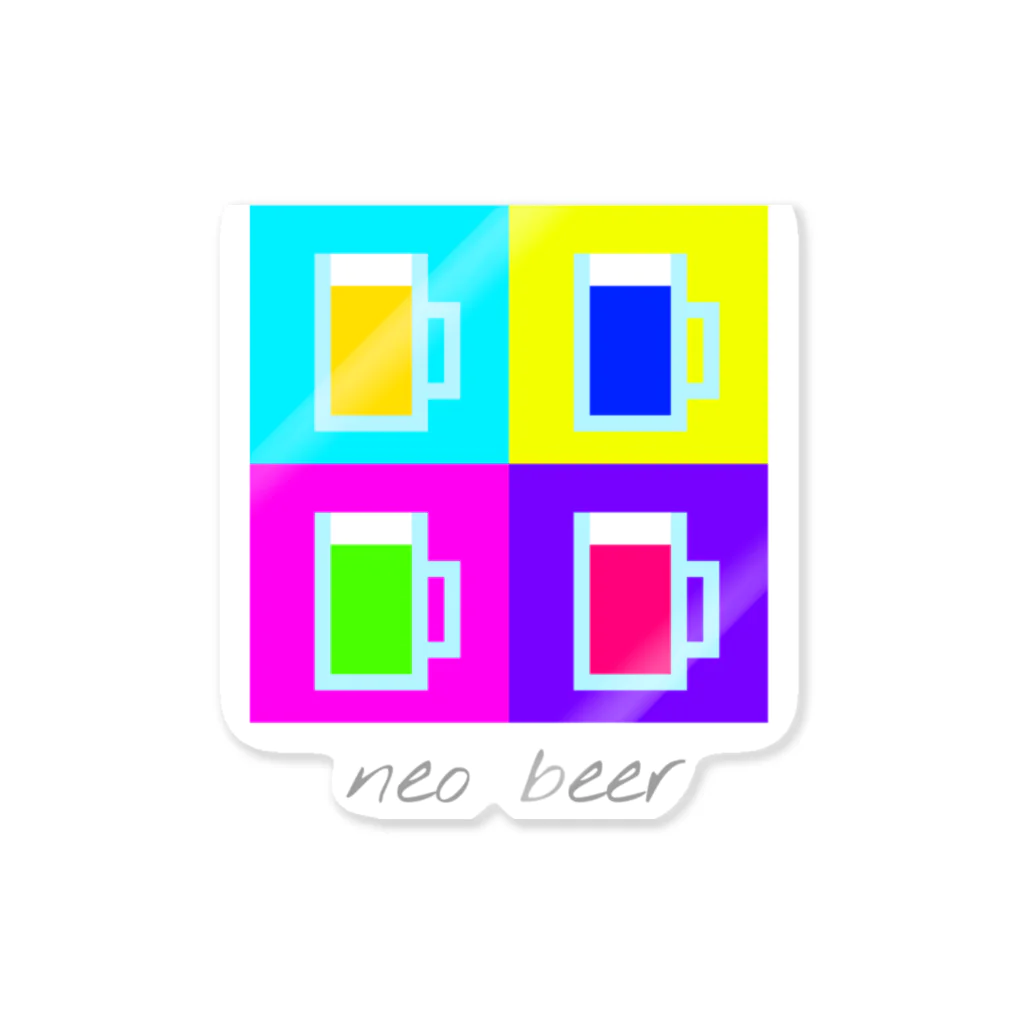 senberoのneo beer ステッカー