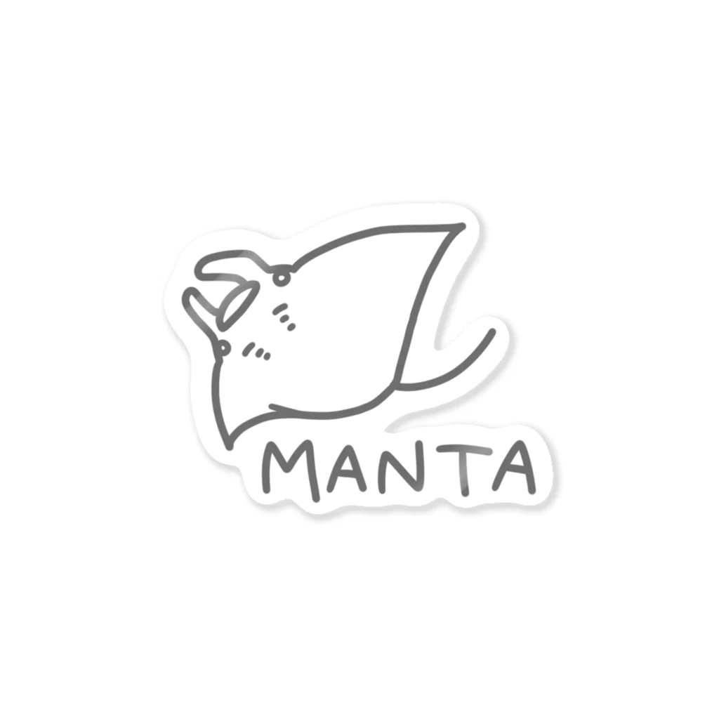 千月らじおのよるにっきのMANTA Sticker