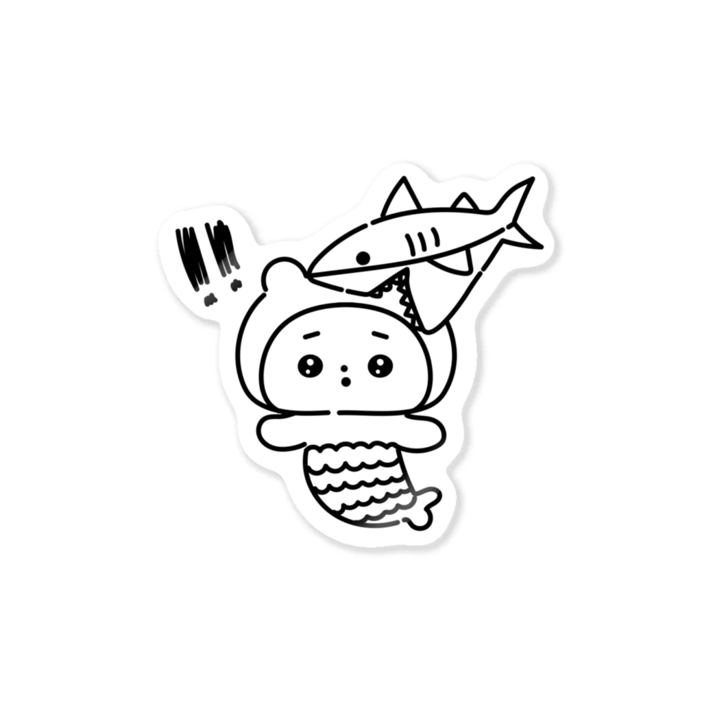 山口なこの人魚?になった紫の子 Sticker