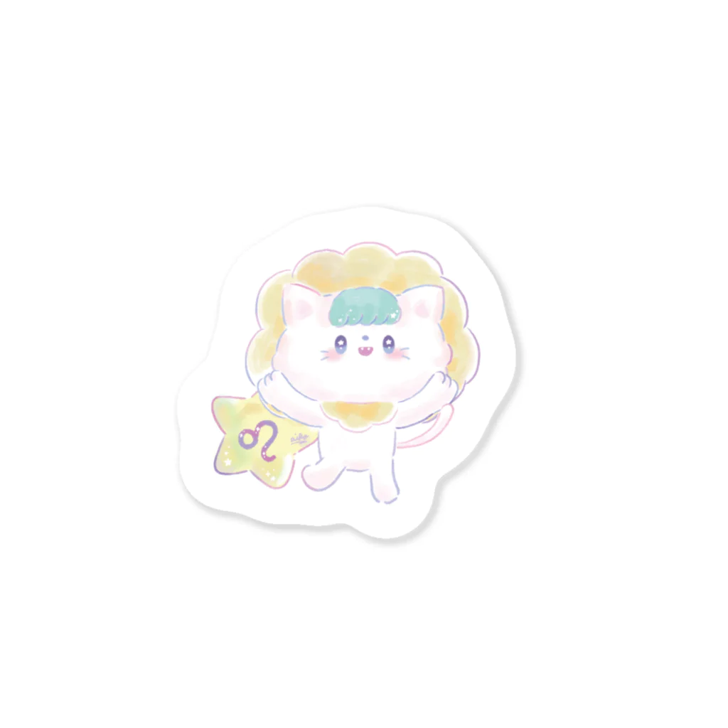 あいこゆめかわのしし座ねこ Sticker