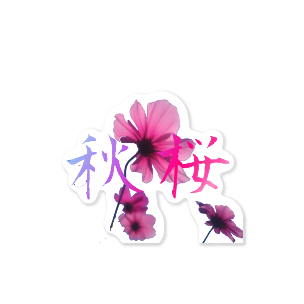 Kitarouの秋桜 Sticker