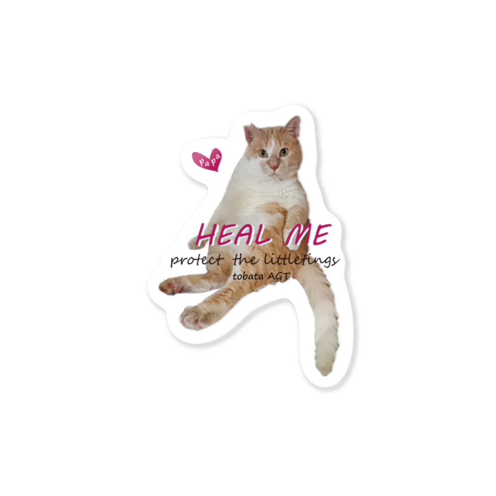 NECO　HACHIのHEAL ME ステッカー