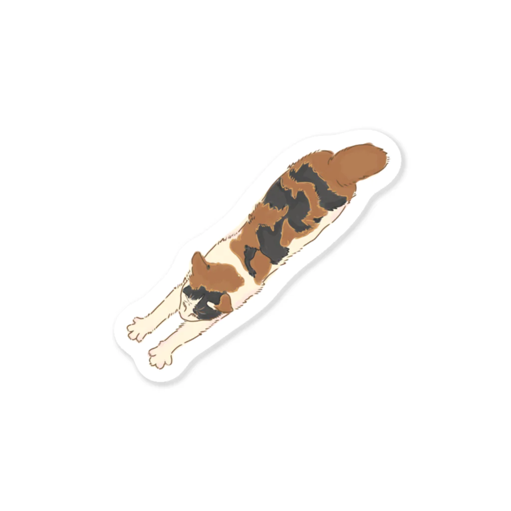 REGIONの伸びるみーちゃん Sticker