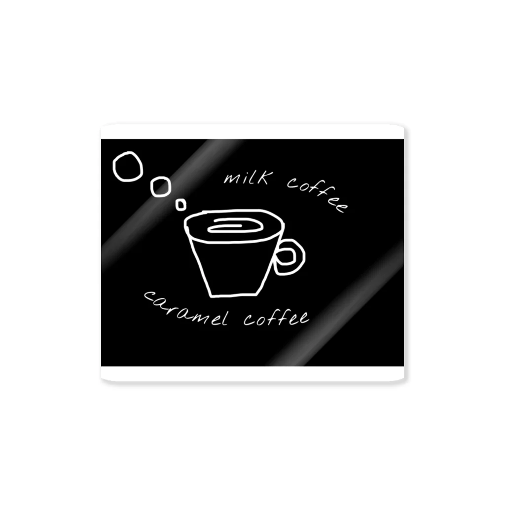 ニコニコらんどのミルクコーヒーとキャラメルコーヒー Sticker