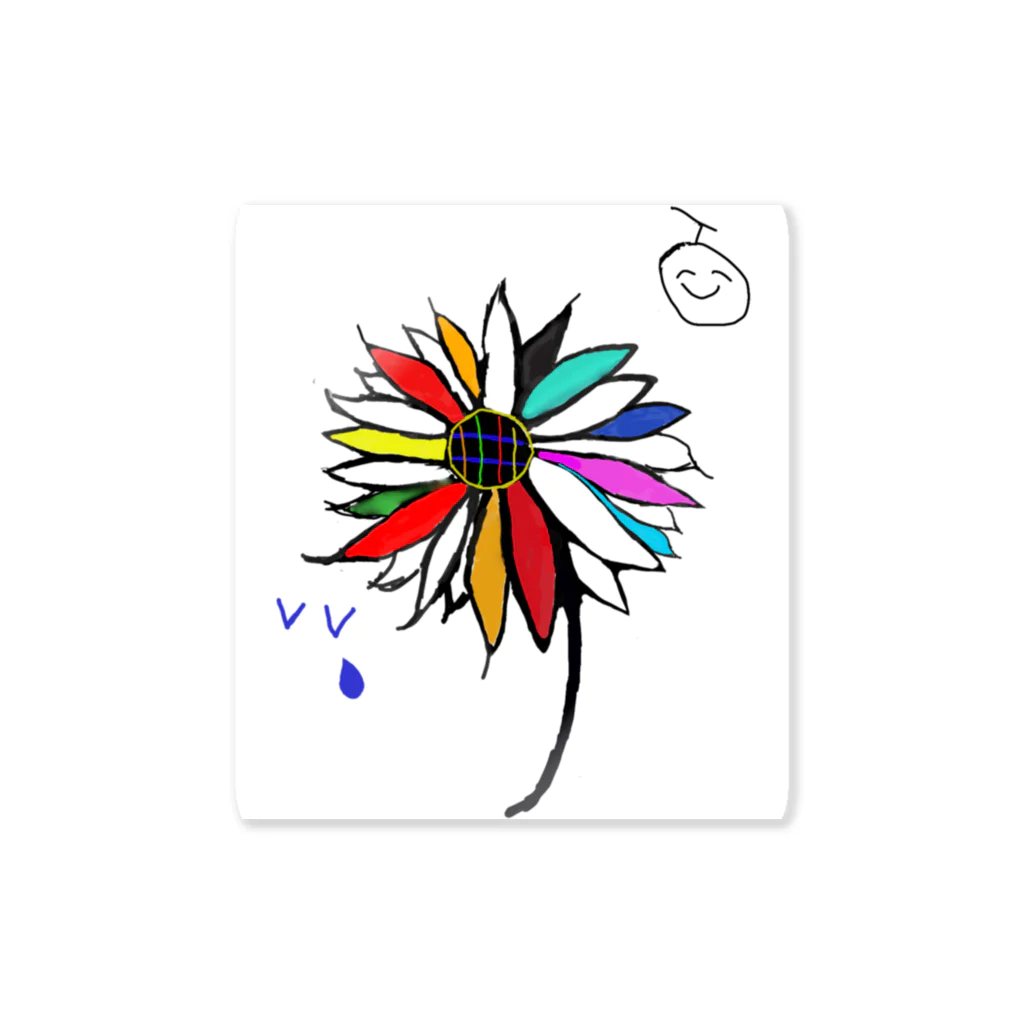 ライフショップの花 Sticker