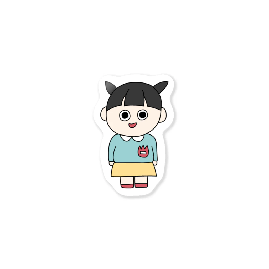 腹痛の園児 Sticker