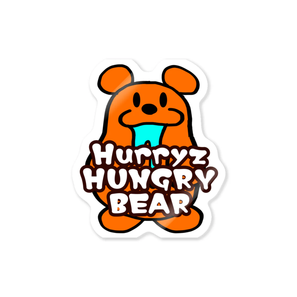 Hurryz HUNGRY BEARのHurryz HUNGRY BEAR シリーズ ステッカー