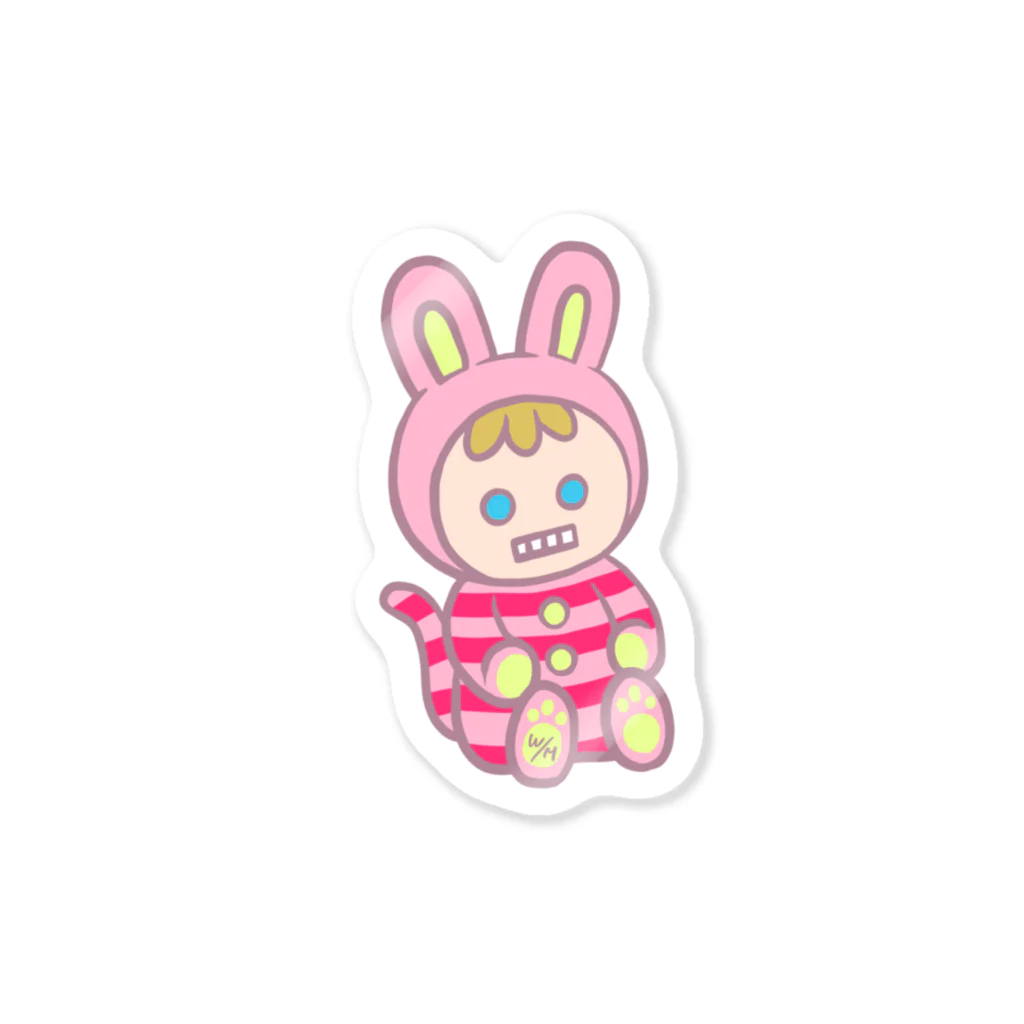 Wakako_Masudaのぬいぐるみポピー柄シリーズ Sticker