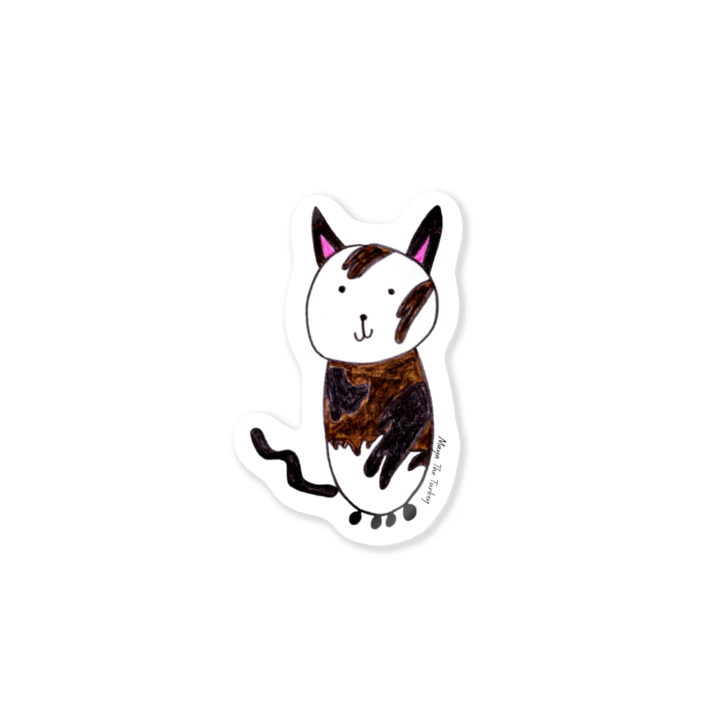 Star Mayaのぶち猫チーズ Sticker