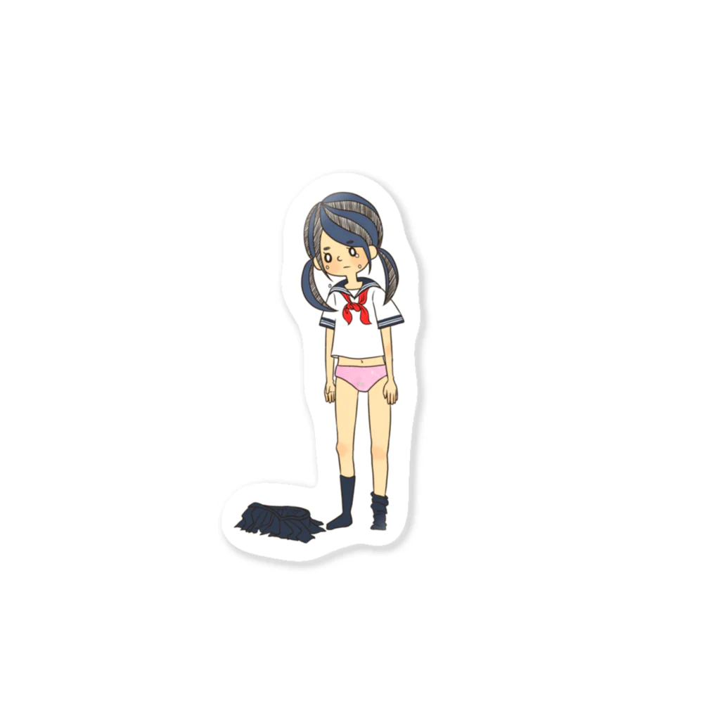 ふたつむすび委員会のさよなら、女子高生 Sticker