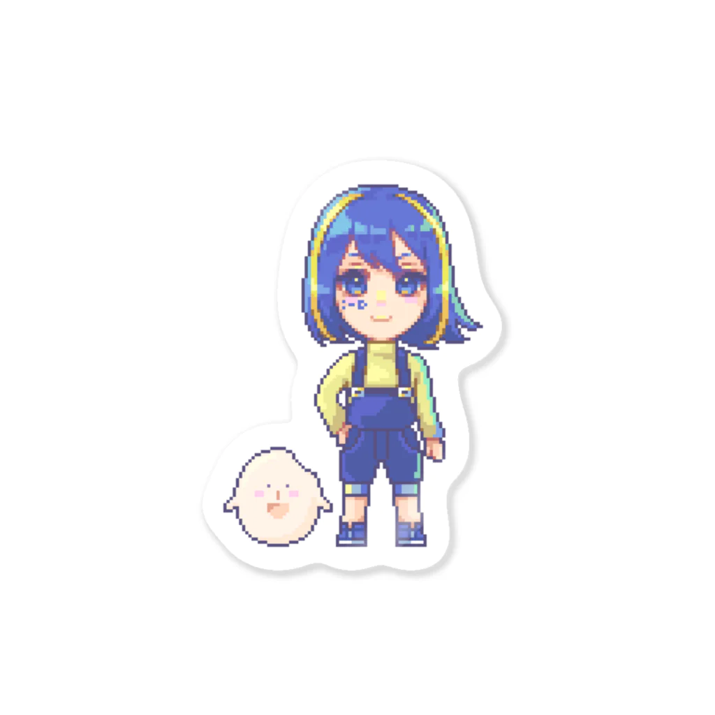 にゅーらいすの米子としんまい君 Sticker