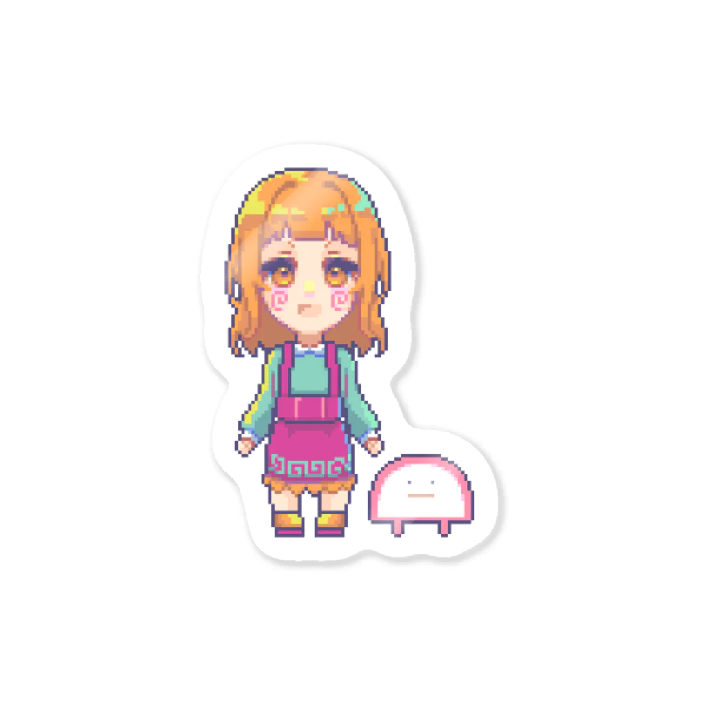 にゅーらいすのラーメン丸とかまぼこ Sticker