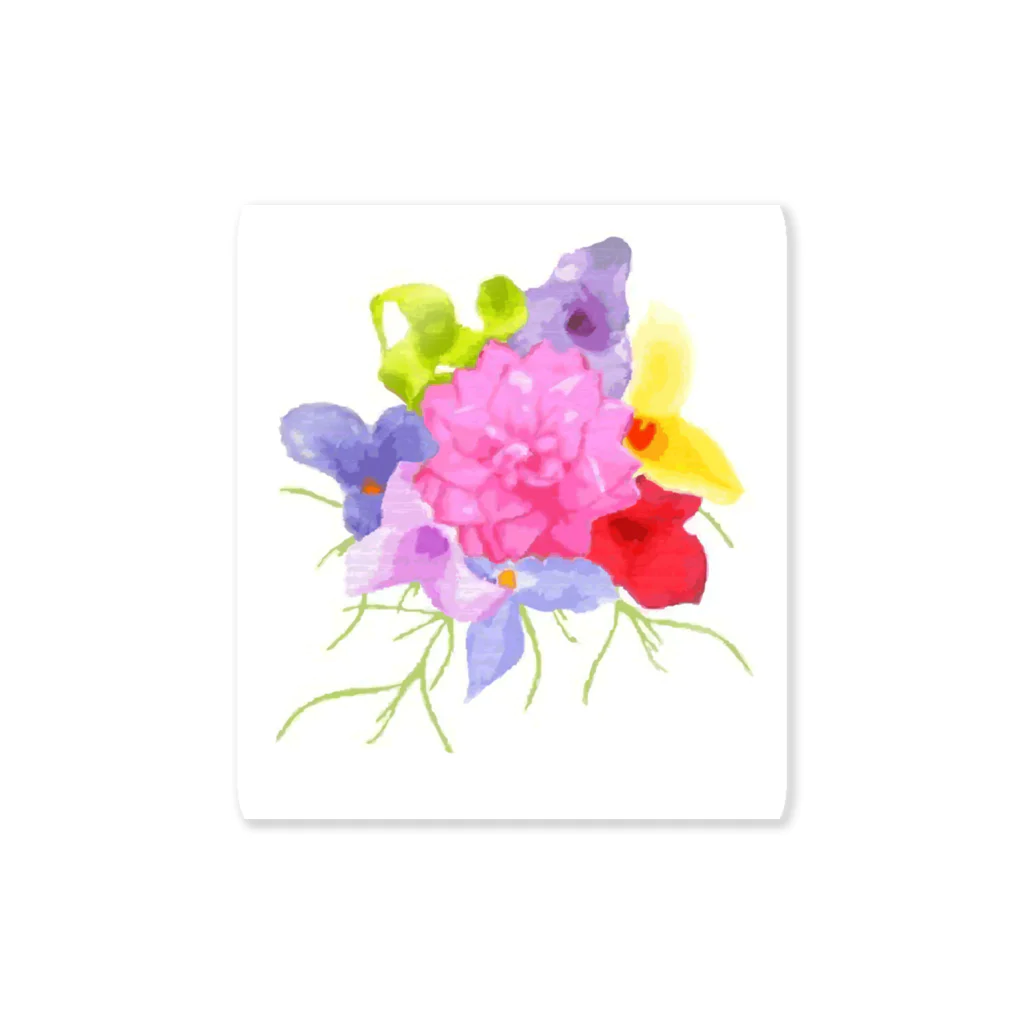 tillatataのチランジアの花束 Sticker