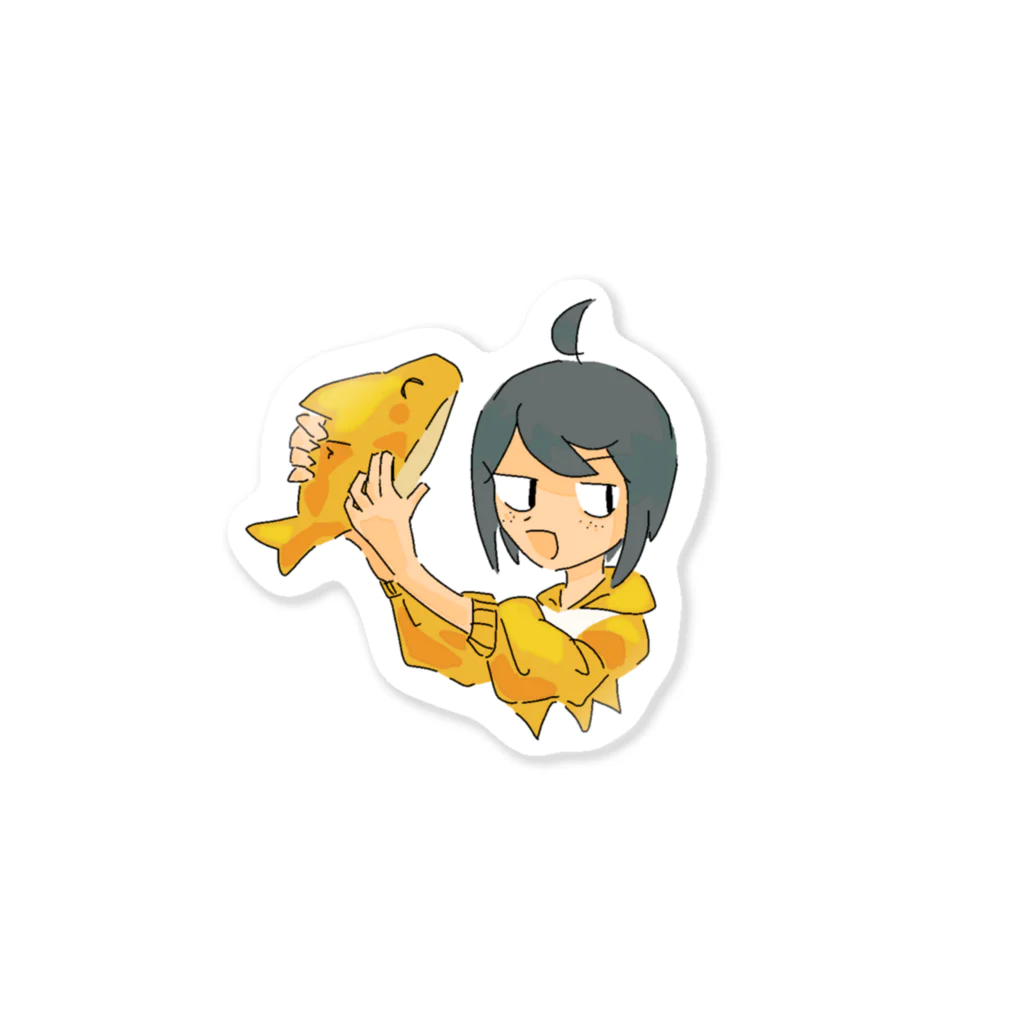 🎣のうれしぐれ Sticker