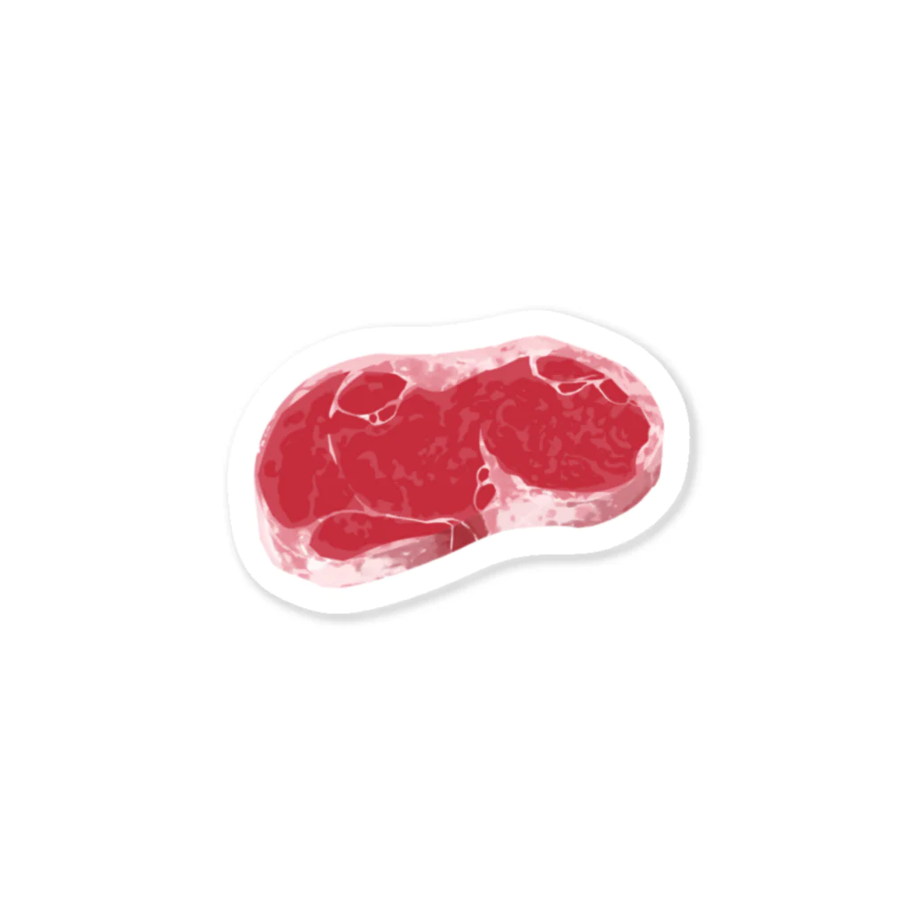 🥩の生肉 ステッカー