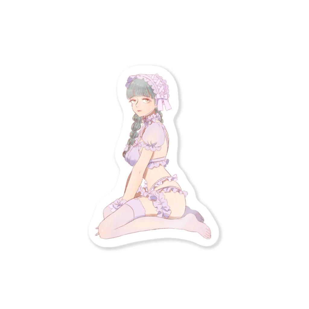 睫毛野 楓の聖なる少女の為の Sticker