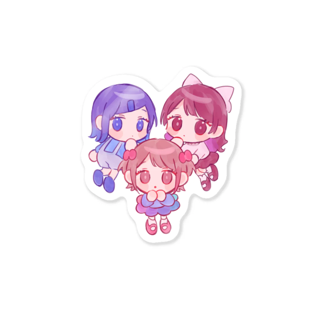 ゆゆゆのゆえりとまゆ Sticker