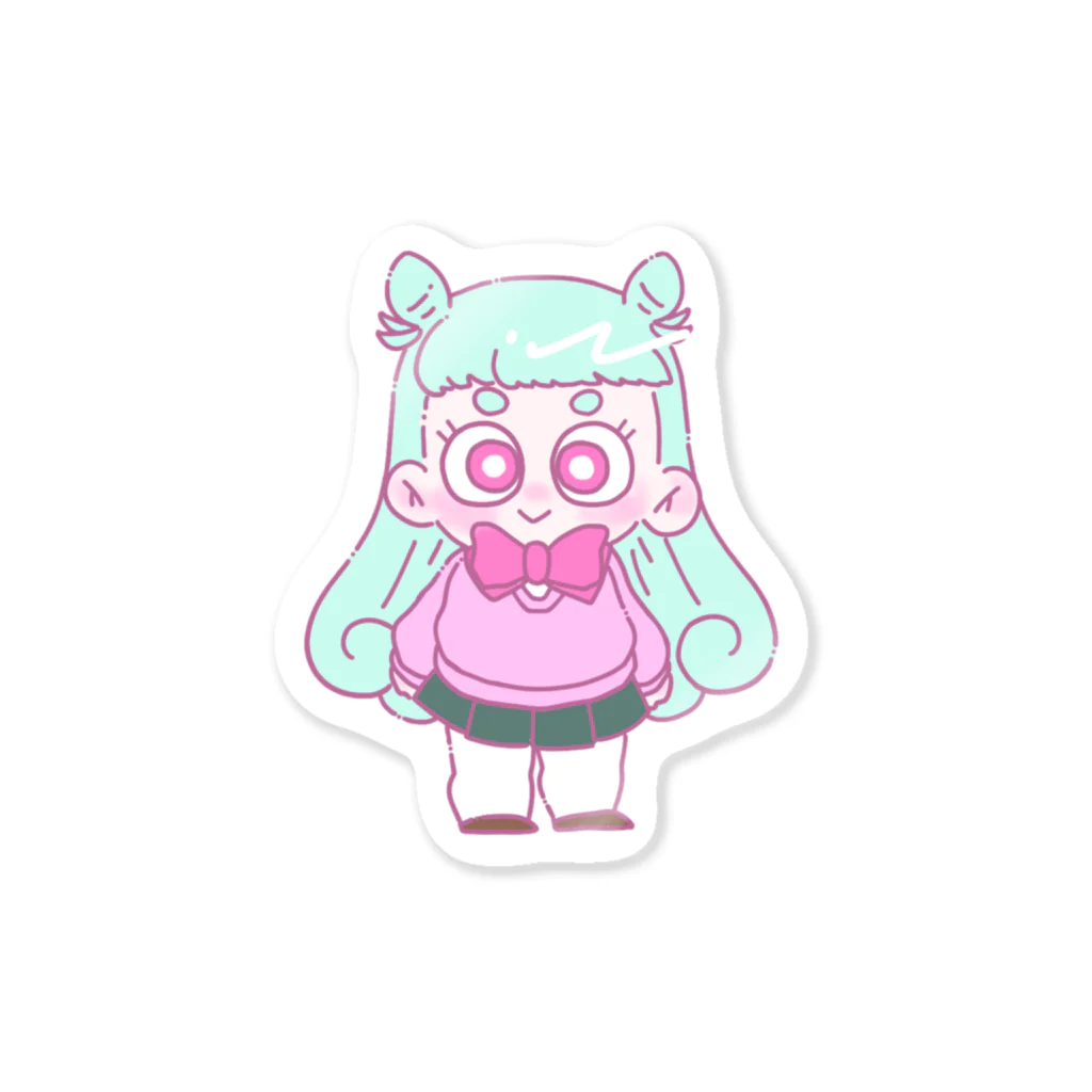 ひとのせのみせのファンシーもあこ Sticker