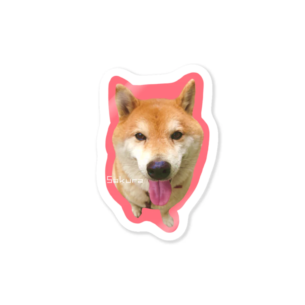 Chikaのｼﾊﾞｲﾇのｻｸﾗ Sticker