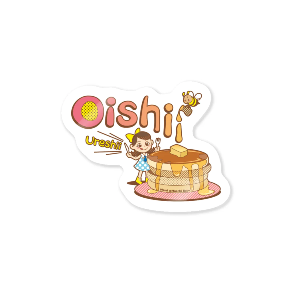 Macchi Baco | SUZURI SHOPのOishiiのステッカー Sticker