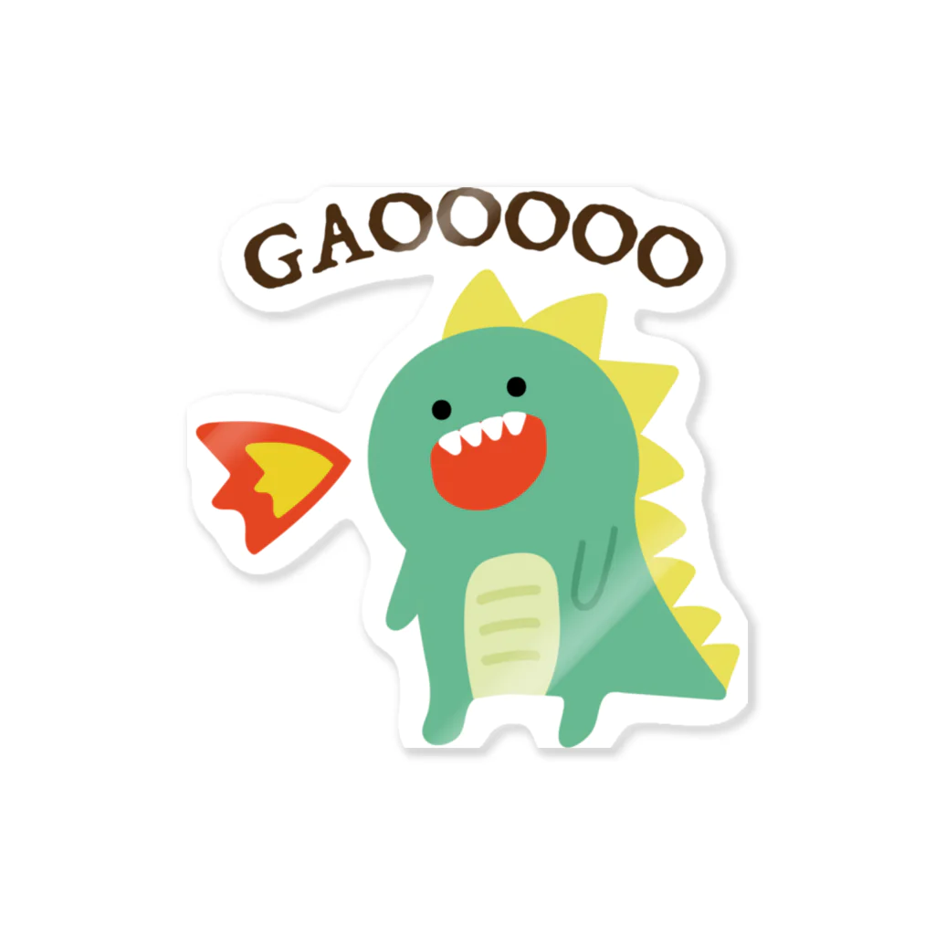 ごはんはおいしいの恐竜さんGAOOOO Sticker