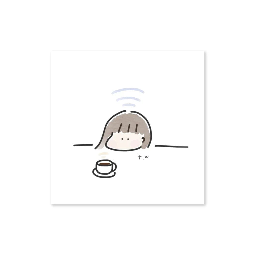 ながいくみこののんびりいこうよ Sticker