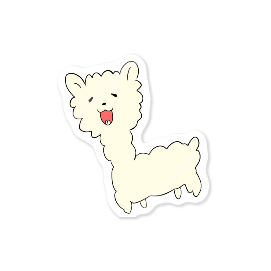 ヤキトリハウスのシロパカ Sticker