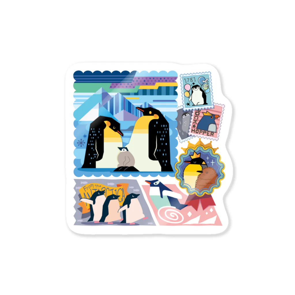 みなとまち層の南半球のペンギンたち Sticker