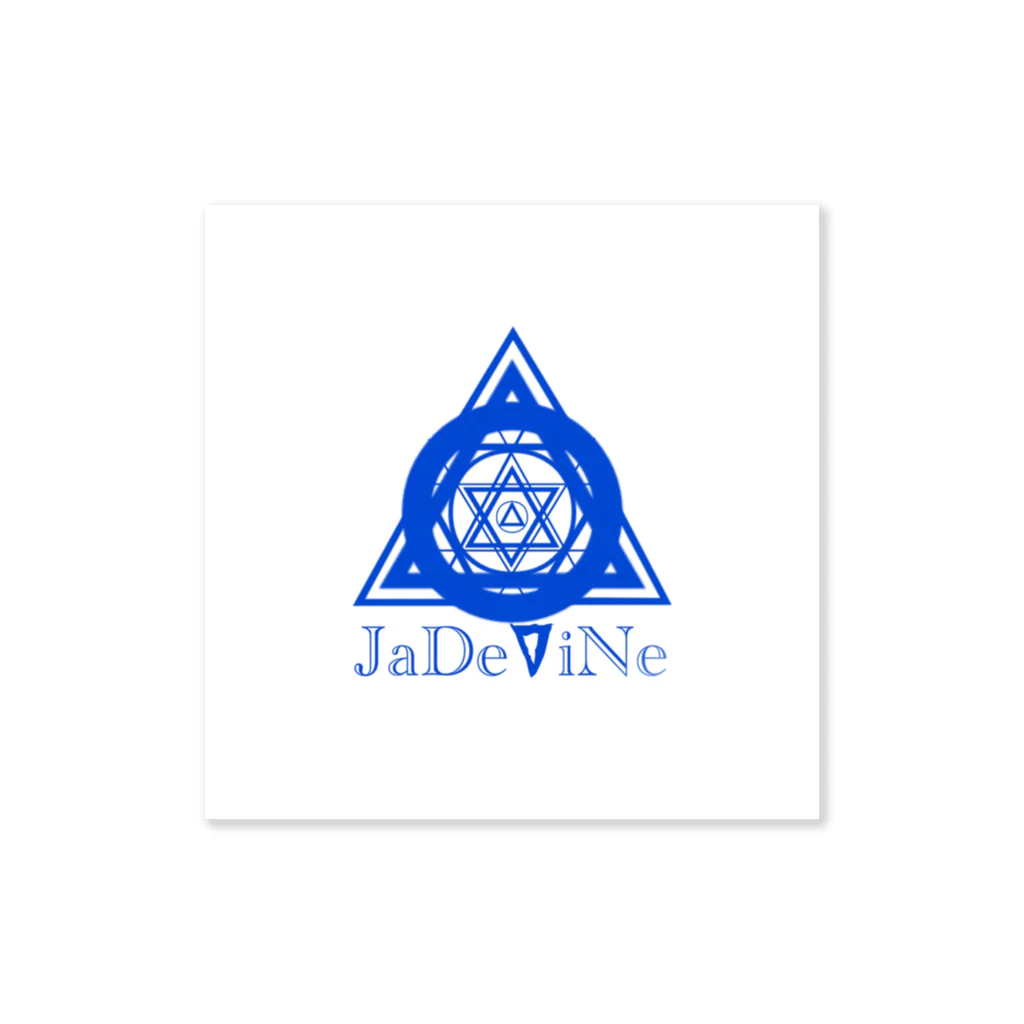 JaDeViNeのJaDeViNe ＢＬＵＥ ステッカー