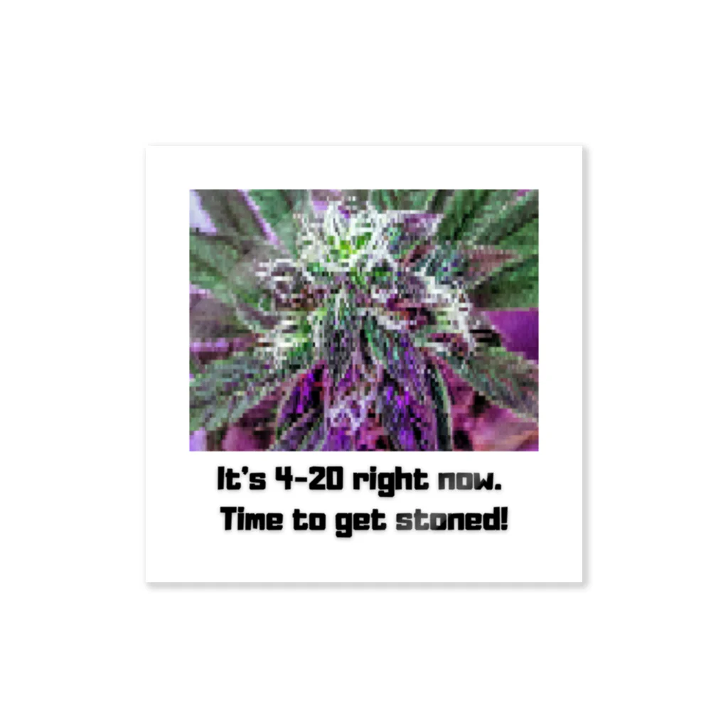 kaoi_Teouの420 Time to get stoned! ステッカー