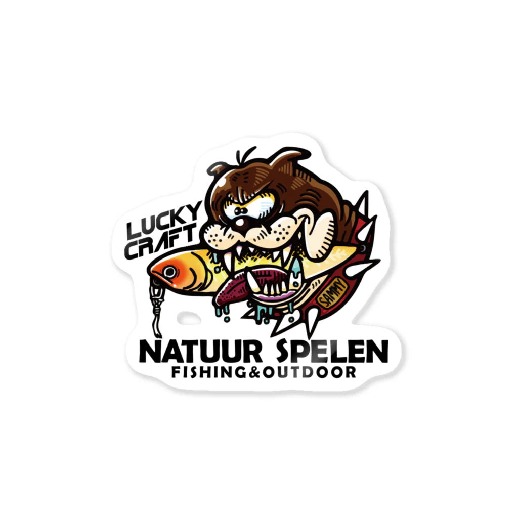 Natuur Spelen ShopのSammy Bull ステッカー（縁取り） Sticker