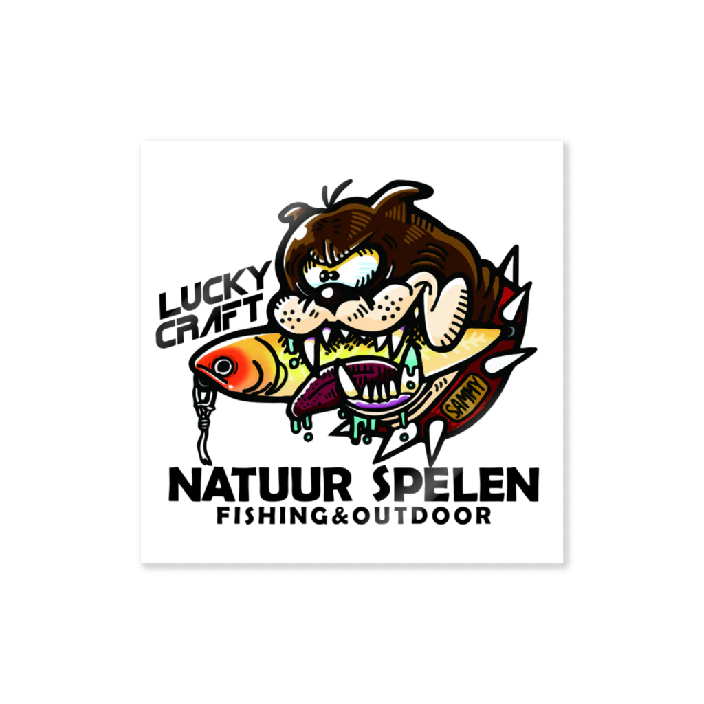 Natuur Spelen ShopのSammy Bull ステッカー（スクエア） Sticker