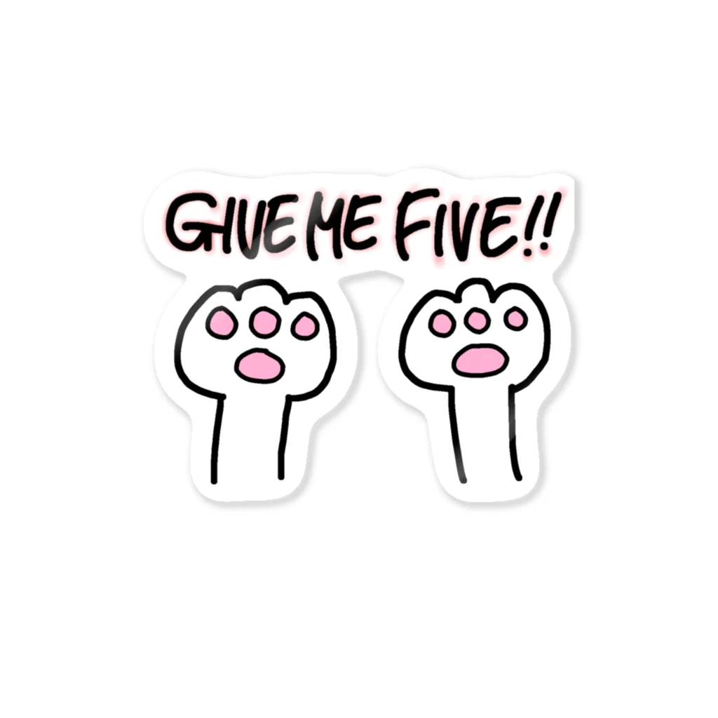 ХарукаのGive me five!!🙌 Sticker